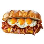 Sausage, Bacon & Egg Roll 